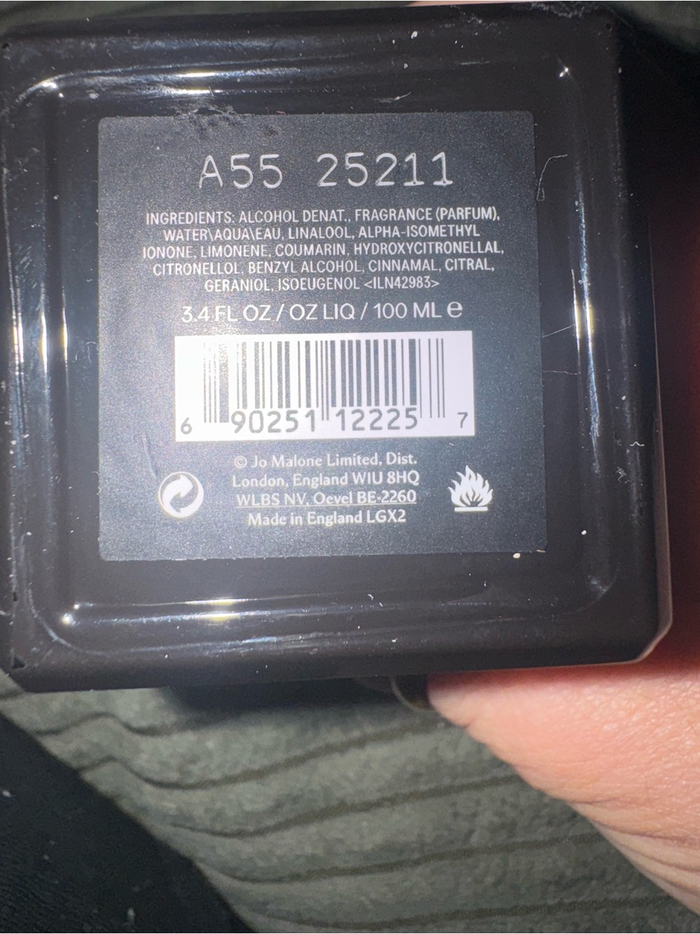 Jo Malone London Myrrh & Tonka 3.4 oz Cologne Intense Spray NWOB - Picture 3 of 3